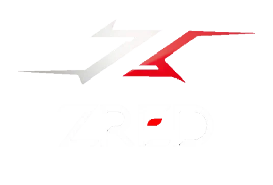 zred white logo